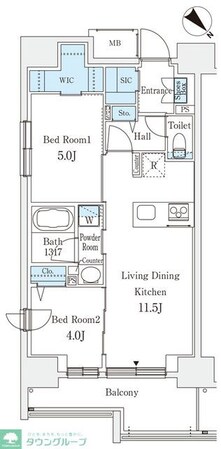 リテラス西日暮里の物件間取画像